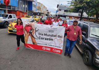 Minsa conmemora el “Día Mundial del Corazón” con caminata en David