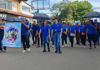 Región de Salud de Los Santos participa en caminata por el Mes Internacional de las Lenguas de Señas