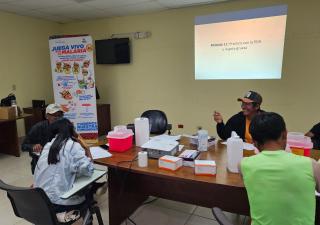 Panamá Este capacita a agentes comunitarios en diagnóstico y tratamiento de malaria