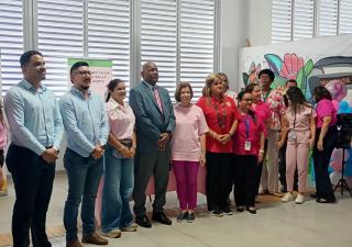 Mamografías como parte del lanzamiento de la campaña de prevención en Panamá Norte