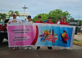 MINSA reafirmó su compromiso en la lucha contra el cáncer durante caminata en Azuero