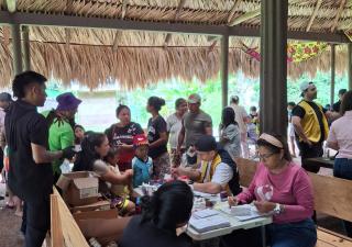 Minsa lleva salud y ayuda social a comunidades de Isla Gamboa