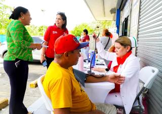 Más de 500 personas se tomaron la presión arterial en Panamá Norte