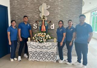 Santa Librada visita el Minsa-Capsi de Las Tablas  