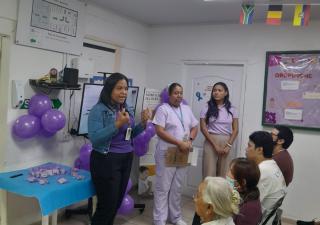Centro de Salud de Boca La Caja promueve el respeto y la protección de las personas mayores