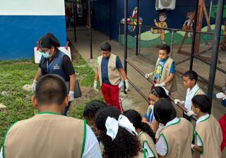 Caza Mosquitos refuerzan acciones de prevención del dengue en Felipillo