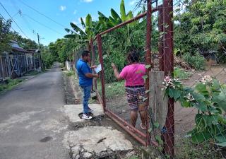 Centro de Salud de Felipillo refuerza acciones de prevención contra el dengue en Nueva Esperanza El Bajo