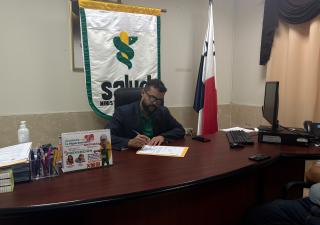 Región de Salud de Veraguas entrega orden de proceder para mejoras del Centro de Salud de Las Palmas