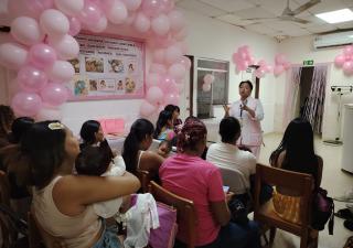  Centro de Salud de Veracruz fortalece la promoción de la lactancia materna exclusiva