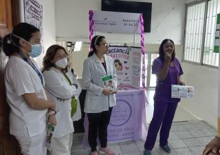 Región Metropolitana promueve la lactancia materna  en Paraíso Ancón