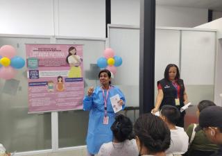 Centro de Salud de San Felipe impulsa la lactancia materna 