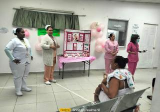 Centro de Salud de Curundú promueve la lactancia materna durante jornada educativa