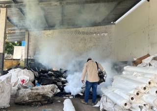 Región de Salud de Panamá Norte reforzará acciones de limpieza y nebulización en la comunidad de San Vicente